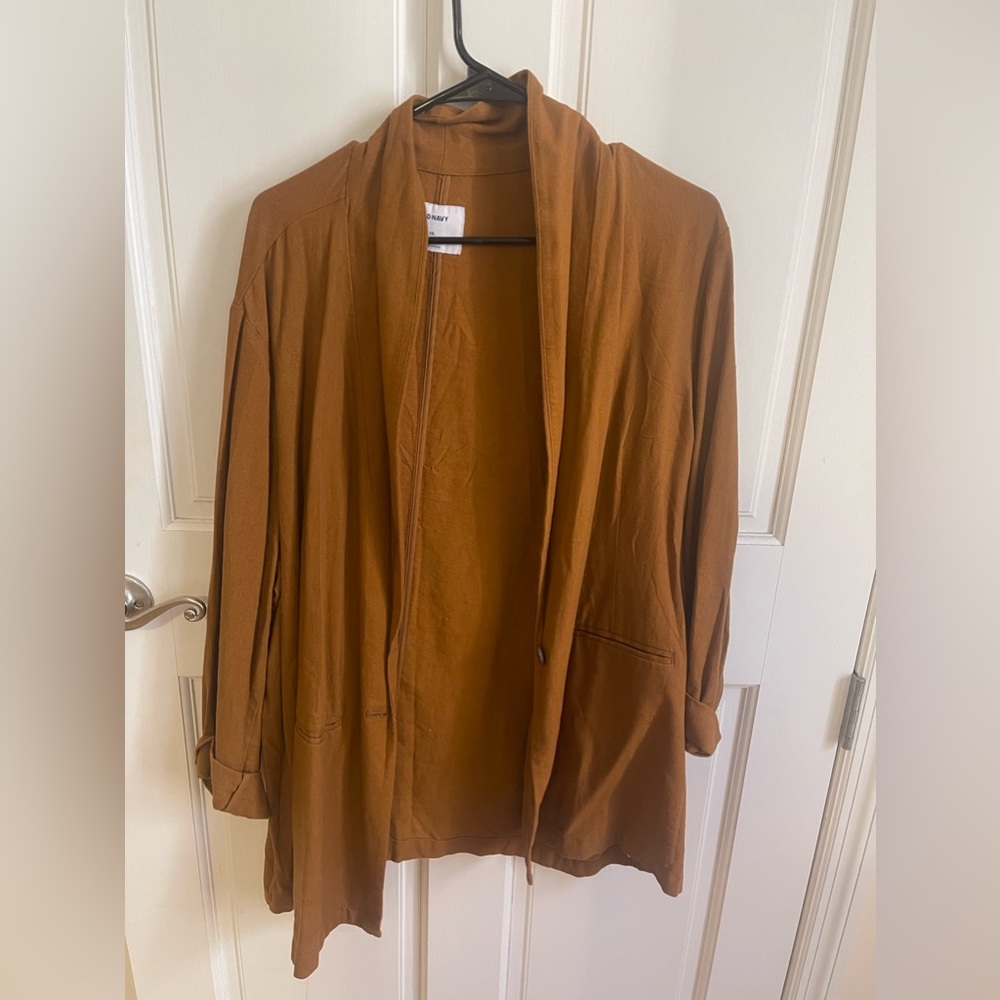 Old navy camel plus size blazer